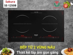 Bếp từ đôi Sakura SE-1250B