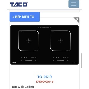 Bếp từ đôi Taco TC-0510