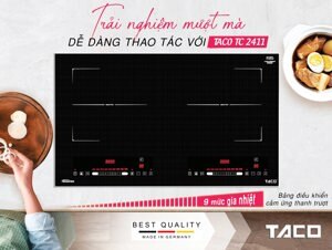 Bếp từ đôi Taco TC-2411