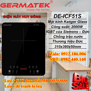 Bếp từ đơn Germatek DE-ICF51S