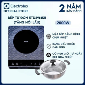 Bếp từ dương 1 vùng nấu Electrolux ETD29MKB