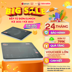 Bếp từ dương 1 vùng nấu Elmich ICE-1831