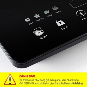 Bếp từ dương 1 vùng nấu Goldsun BA2103MT