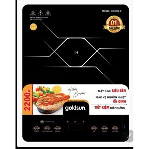 Bếp từ dương 1 vùng nấu Goldsun GIC3200-D