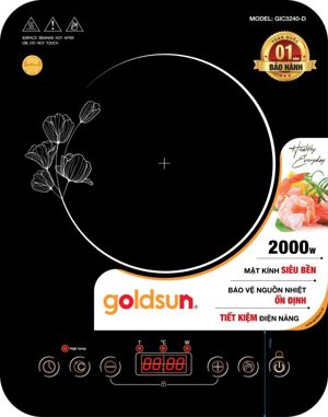 Bếp từ dương 1 vùng nấu Goldsun GIC3240-D