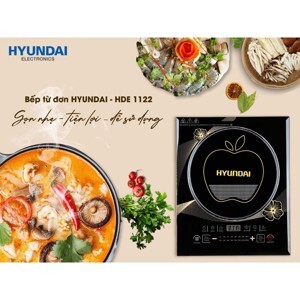 Bếp từ dương 1 vùng nấu Hyundai HDE-1122