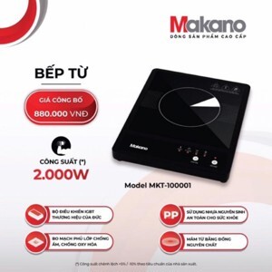 Bếp từ dương 1 vùng nấu Makano MKT-100001