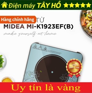 Bếp từ dương 1 vùng nấu Midea MI-K1917EF (1900W)