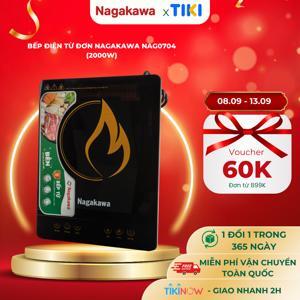 Bếp từ dương 1 vùng nấu Nagakawa NAG0704