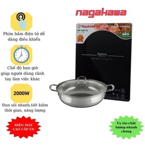 Bếp từ dương 1 vùng nấu Nagakawa NAG0705