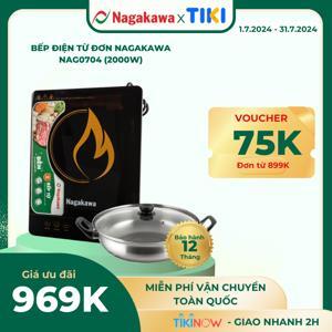 Bếp từ dương 1 vùng nấu Nagakawa NAG0704