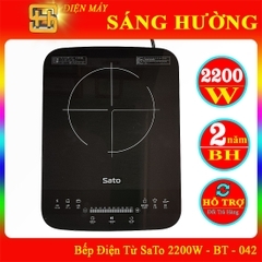 Bếp từ dương 1 vùng nấu Sato BT042