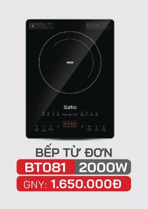 Bếp từ dương 1 vùng nấu Sato BT-081