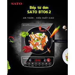 Bếp từ dương 1 vùng nấu Sato BT062