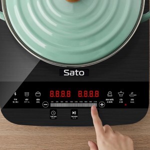 Bếp từ dương 1 vùng nấu Sato BT042