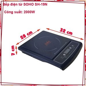 Bếp từ dương 1 vùng nấu Soho 19N