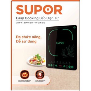 Bếp từ dương 1 vùng nấu Supor SDHCB11TVN-GR-210