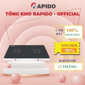 Bếp từ dương 2 vùng nấu Rapido RI3000KP