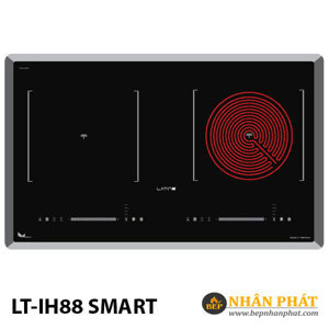Bếp từ hồng ngoại âm 2 vùng nấu Latino LT-IH88 Smart
