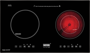 Bếp từ hồng ngoại âm 2 vùng nấu Giovani G-211ET