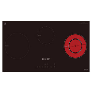 Bếp từ hồng ngoại âm 2 vùng nấu Besuto BST-88K3