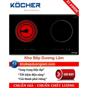 Bếp từ hồng ngoại âm 2 vùng nấu Kocher EI-6900E