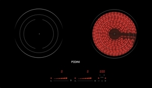 Bếp từ hồng ngoại âm 2 vùng nấu Pedini PDN 677HN
