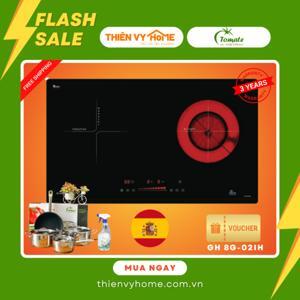 Bếp từ hồng ngoại âm 2 vùng nấu Tomate GH 8G-02IH