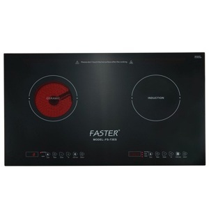 Bếp từ hồng ngoại âm 2 vùng nấu Faster FS-73ES