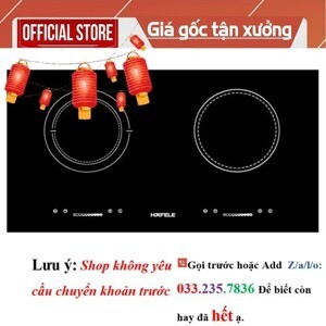 Bếp từ hồng ngoại âm 2 vùng nấu Hafele 536.61.565