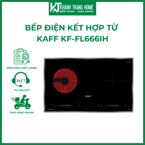 Bếp từ hồng ngoại âm 2 vùng nấu KAFF KF-FL666IH