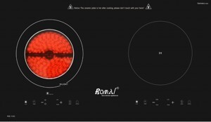 Bếp từ hồng ngoại âm 2 vùng nấu Romal RIE-112C