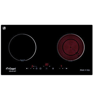 Bếp từ hồng ngoại âm 2 vùng nấu Capri CR-811KTS