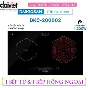 Bếp từ hồng ngoại âm 2 vùng nấu Daikiosan DKC-200002