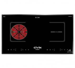 Bếp từ hồng ngoại âm 2 vùng nấu Civina EI-6215