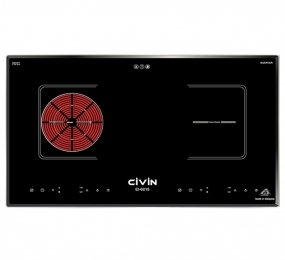 Bếp từ hồng ngoại âm 2 vùng nấu Civina EI-6215