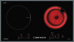 Bếp từ hồng ngoại âm 2 vùng nấu Benza BZ682SID