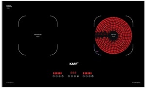 Bếp từ hồng ngoại âm 2 vùng nấu Kaff KF-EG901IH