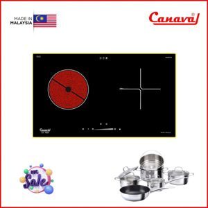 Bếp từ hồng ngoại âm 2 vùng nấu Canaval CA-929