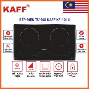 Bếp từ hồng ngoại âm 2 vùng nấu Kaff KF-101IC