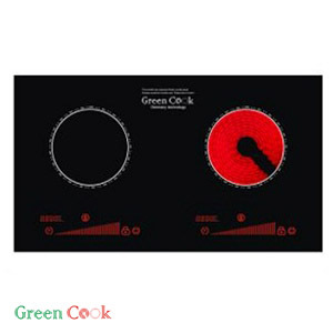 Bếp từ hồng ngoại âm 2 vùng nấu Green Cook GC-H7