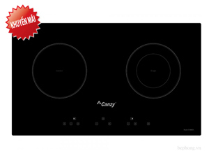 Bếp từ hồng ngoại âm 2 vùng nấu Canzy CZ-3002GSI