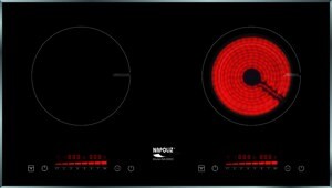 Bếp từ hồng ngoại âm 2 vùng nấu Napoliz NA388IC