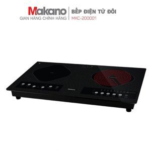 Bếp từ hồng ngoại âm 2 vùng nấuMakano MKC-200001