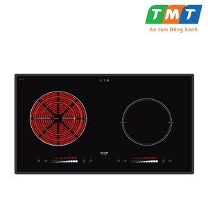 Bếp từ hồng ngoại âm 2 vùng nấu Civin CV-690