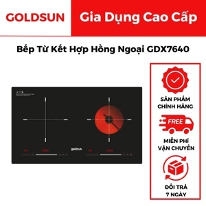 Bếp từ hồng ngoại âm 2 vùng nấu Goldsun GDX7640