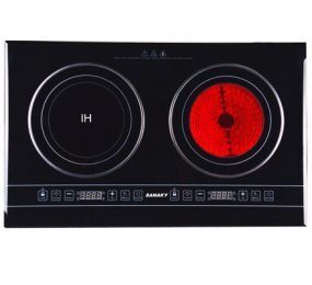 Bếp từ hồng ngoại âm 2 vùng nấu sSanaky AT21SNK (AT-21SNK)