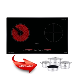 Bếp từ hồng ngoại âm 2 vùng nấu Kaff KF-FL366IC