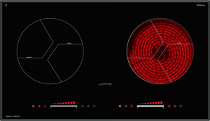 Bếp từ hồng ngoại âm 2 vùng nấu Latino LT-02IH PLUS