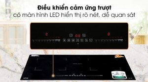 Bếp từ hồng ngoại âm 2 vùng nấu Modena BK 1725